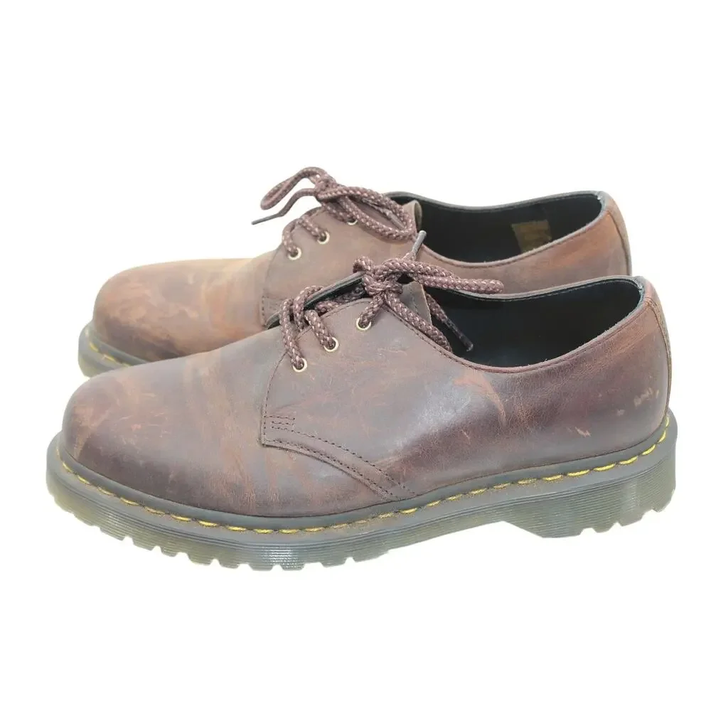 Dr. Martens 30681 Leather Oxford 1461 Brown Shoes Men US 10